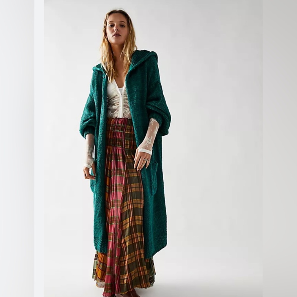 🆕 NWT Free People Crofter Cardigan in Alpine Trail - Size XS